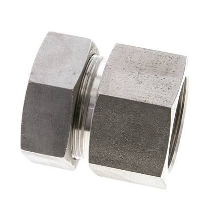 42L & M48x2 Stainless Steel Straight Cutting Fitting with Female Threads 160 bar ISO 8434-1