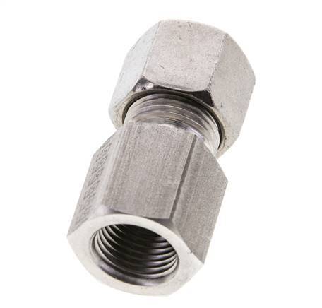 10S & M16x1.5 Stainless Steel Straight Cutting Fitting with Female Threads 630 bar ISO 8434-1