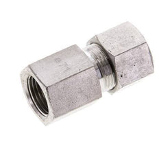 12S & M18x1.5 Stainless Steel Straight Cutting Fitting with Female Threads 630 bar ISO 8434-1