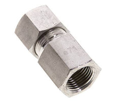 12S & M18x1.5 Stainless Steel Straight Cutting Fitting with Female Threads 630 bar ISO 8434-1