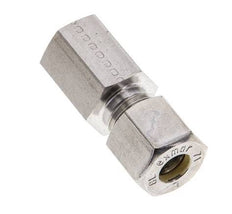 8L & M12x1.5 Stainless Steel Straight Compression Fitting with Female Threads 315 bar ISO 8434-1