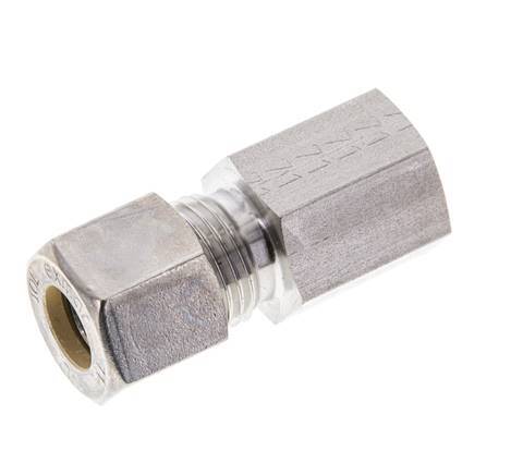 10L & M14x1.5 Stainless Steel Straight Compression Fitting with Female Threads 315 bar ISO 8434-1
