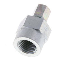 4LL & G1/4'' Zink plated Steel Straight Cutting Fitting with Female Threads for Pressure Gauges 315 bar ISO 8434-1