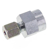 6S & G1/2'' Zink plated Steel Straight Cutting Fitting with Female Threads for Pressure Gauges 630 bar ISO 8434-1