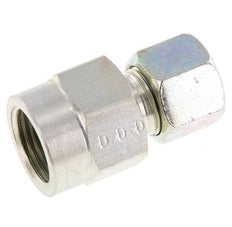 10S & G1/2'' Zink plated Steel Straight Cutting Fitting with Female Threads for Pressure Gauges 630 bar ISO 8434-1