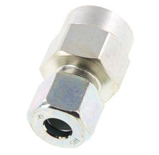 10S & G1/2'' Zink plated Steel Straight Cutting Fitting with Female Threads for Pressure Gauges 630 bar ISO 8434-1