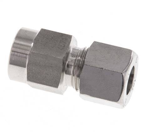 10L & G1/4'' Stainless Steel Straight Cutting Fitting with Female Threads for Pressure Gauges 315 bar ISO 8434-1