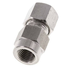 10L & G1/4'' Stainless Steel Straight Cutting Fitting with Female Threads for Pressure Gauges 315 bar ISO 8434-1