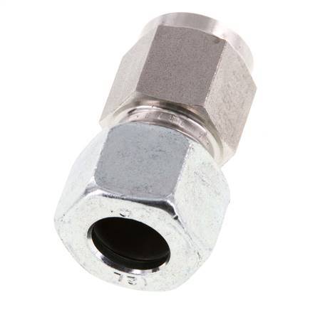 12L & G1/4'' Stainless Steel Straight Cutting Fitting with Female Threads for Pressure Gauges 315 bar ISO 8434-1