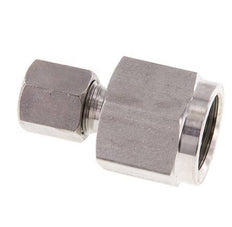 6S & G1/2'' Stainless Steel Straight Cutting Fitting with Female Threads for Pressure Gauges 630 bar ISO 8434-1