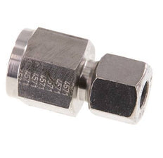 10S & G1/2'' Stainless Steel Straight Cutting Fitting with Female Threads for Pressure Gauges 630 bar ISO 8434-1