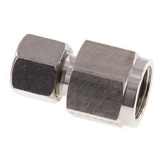 10S & G1/2'' Stainless Steel Straight Cutting Fitting with Female Threads for Pressure Gauges 630 bar ISO 8434-1