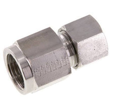 12S & G1/2'' Stainless Steel Straight Cutting Fitting with Female Threads for Pressure Gauges 630 bar ISO 8434-1