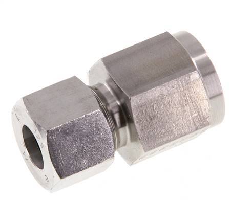 12S & G1/2'' Stainless Steel Straight Cutting Fitting with Female Threads for Pressure Gauges 630 bar ISO 8434-1