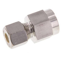 10S & G1/2'' Stainless Steel Straight Compression Fitting with Female Threads for Pressure Gauges 450 bar ISO 8434-1