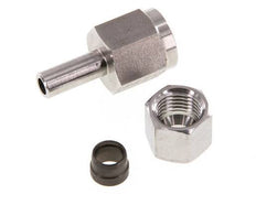 8L & G1/4'' Stainless Steel Straight Swivel with Female Threads for Pressure Gauges 315 bar ISO 8434-1