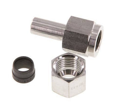 10L & G1/4'' Stainless Steel Straight Swivel with Female Threads for Pressure Gauges 315 bar ISO 8434-1