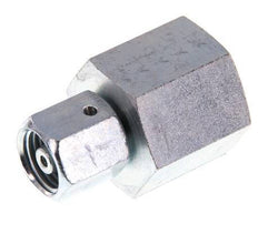 6S & G1/2'' Zink plated Steel Straight Swivel with Female Threads for Pressure Gauges 630 bar NBR Sealing Cone ISO 8434-1