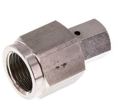 6S & G1/2'' Stainless Steel Straight Swivel with Female Threads for Pressure Gauges 630 bar FKM Sealing Cone ISO 8434-1