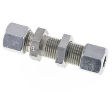 10L Zink plated Steel Straight Cutting Fitting Bulkhead 315 bar ISO 8434-1