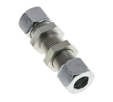 12L Zink plated Steel Straight Cutting Fitting Bulkhead 315 bar ISO 8434-1