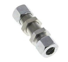 12L Zink plated Steel Straight Cutting Fitting Bulkhead 315 bar ISO 8434-1
