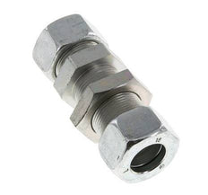 18L Zink plated Steel Straight Cutting Fitting Bulkhead 315 bar ISO 8434-1