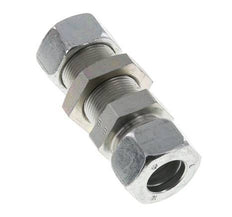 18L Zink plated Steel Straight Cutting Fitting Bulkhead 315 bar ISO 8434-1