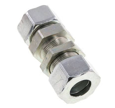 25S Zink plated Steel Straight Cutting Fitting Bulkhead 400 bar ISO 8434-1