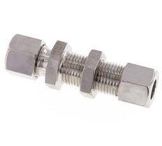 10L Stainless Steel Straight Cutting Fitting Bulkhead 315 bar ISO 8434-1