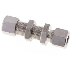 10L Stainless Steel Straight Cutting Fitting Bulkhead 315 bar ISO 8434-1