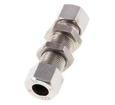 12L Stainless Steel Straight Cutting Fitting Bulkhead 315 bar ISO 8434-1