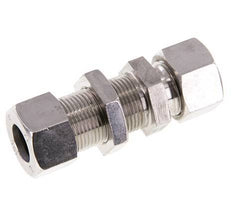 15L Stainless Steel Straight Cutting Fitting Bulkhead 315 bar ISO 8434-1