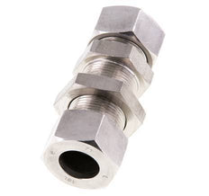 18L Stainless Steel Straight Cutting Fitting Bulkhead 315 bar ISO 8434-1