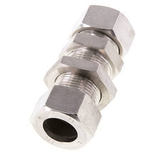 22L Stainless Steel Straight Cutting Fitting Bulkhead 160 bar ISO 8434-1