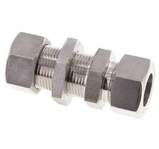 22L Stainless Steel Straight Cutting Fitting Bulkhead 160 bar ISO 8434-1