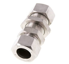 22L Stainless Steel Straight Cutting Fitting Bulkhead 160 bar ISO 8434-1