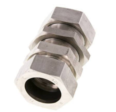 42L Stainless Steel Straight Cutting Fitting Bulkhead 160 bar ISO 8434-1