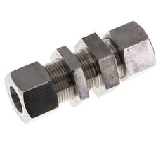 20S Stainless Steel Straight Cutting Fitting Bulkhead 400 bar ISO 8434-1