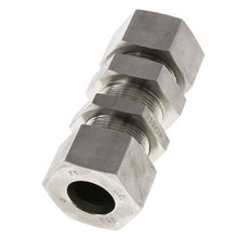 25S Stainless Steel Straight Cutting Fitting Bulkhead 400 bar ISO 8434-1