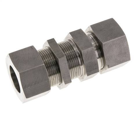 30S Stainless Steel Straight Cutting Fitting Bulkhead 400 bar ISO 8434-1