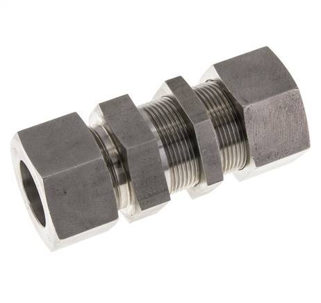 30S Stainless Steel Straight Cutting Fitting Bulkhead 400 bar ISO 8434-1