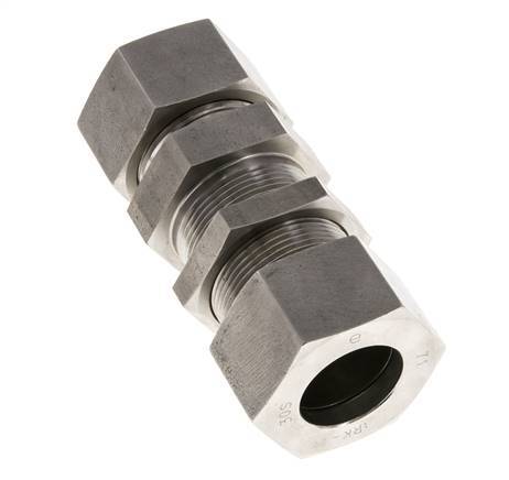 30S Stainless Steel Straight Cutting Fitting Bulkhead 400 bar ISO 8434-1