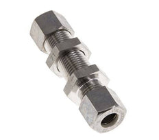 10L Stainless Steel Straight Compression Fitting Bulkhead 315 bar ISO 8434-1