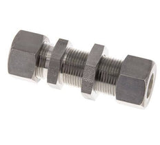 15L Stainless Steel Straight Compression Fitting Bulkhead 315 bar ISO 8434-1