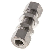 15L Stainless Steel Straight Compression Fitting Bulkhead 315 bar ISO 8434-1
