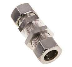 22L Stainless Steel Straight Compression Fitting Bulkhead 160 bar ISO 8434-1