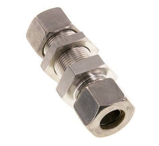 20S Stainless Steel Straight Compression Fitting Bulkhead 250 bar ISO 8434-1