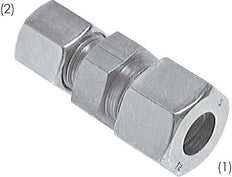 8S & 16S Zink plated Steel Straight Cutting Fitting 400 bar ISO 8434-1