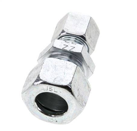 10L & 15L Zink plated Steel Straight Cutting Fitting 315 bar ISO 8434-1